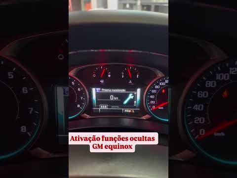 Equinox: ativação de funções ocultas — 4x4, leitura de placas, revisão e trip